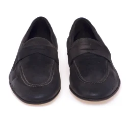 Mocassino Pawelk's in camoscio ingrassato e tuffato