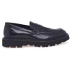 Mocassino Pawelk's in pelle con suola in gomma extra light