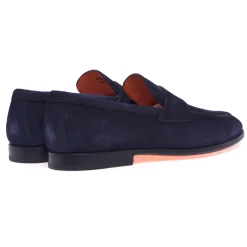 Mocassino Santoni in camoscio delavè