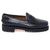 Mocassino Sebago Dan Studs in pelle spazzolata con suola carrarmato e borchie