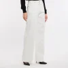 Pantalone 5 tasche a palazzo Dixie in cotone