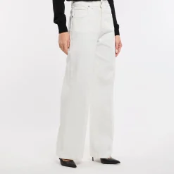 Pantalone 5 tasche a palazzo Dixie in cotone