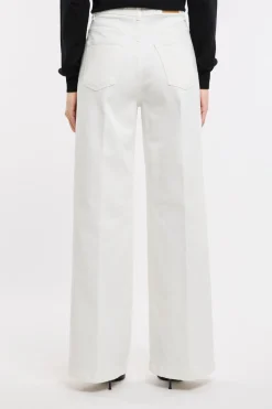 Pantalone 5 tasche a palazzo Dixie in cotone