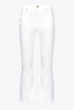 Pantalone bootcut Pinko in bull di cotone