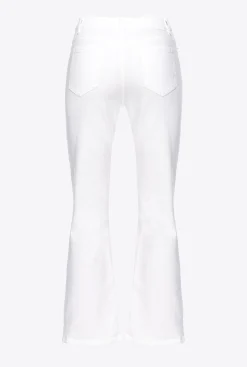 Pantalone bootcut Pinko in bull di cotone