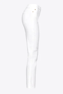 Pantalone bootcut Pinko in bull di cotone