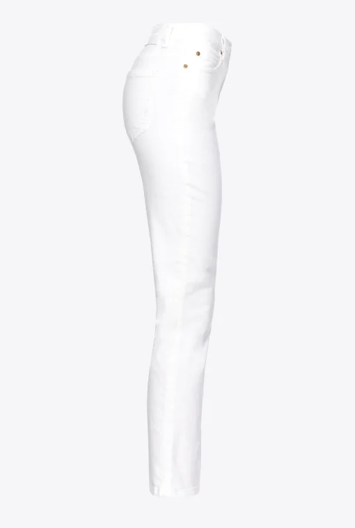 Pantalone bootcut Pinko in bull di cotone