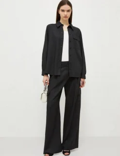 Pantalone cargo Marella in misto lana