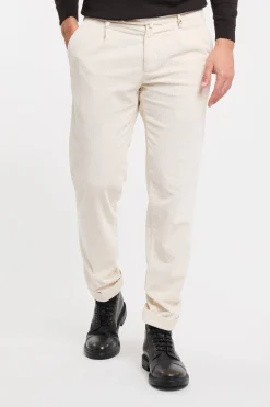 Pantalone Myths in velluto millerighe con pence