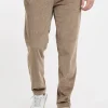 Pantalone Myths in velluto millerighe con pence
