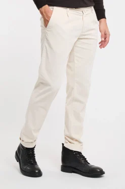 Pantalone Myths in velluto millerighe con pence