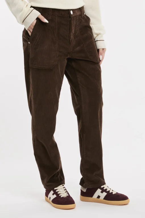 Pantalone Pinko in velluto millerighe
