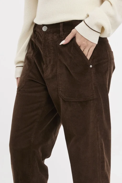 Pantalone Pinko in velluto millerighe
