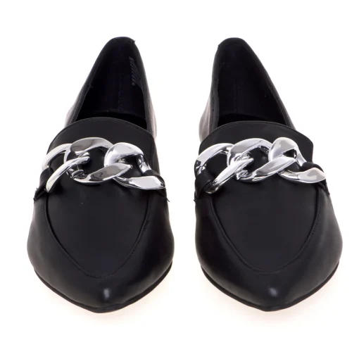 Pantofola Steve Madden in pelle con maxicatena