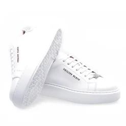 Philipp Plein Lo-Top Sneakers leather con strass