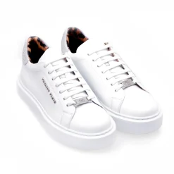 Philipp Plein Lo-Top Sneakers leather con strass