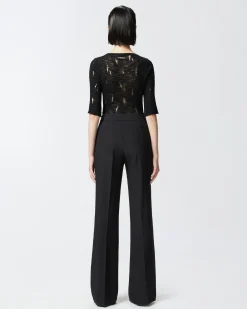 Pinko, pantalone da completo con linea svasata