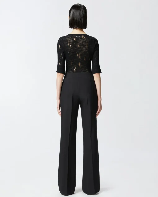 Pinko, pantalone da completo con linea svasata