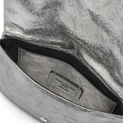 Pochette Gianni Chiarini Glenda in pelle laminata con tracolla