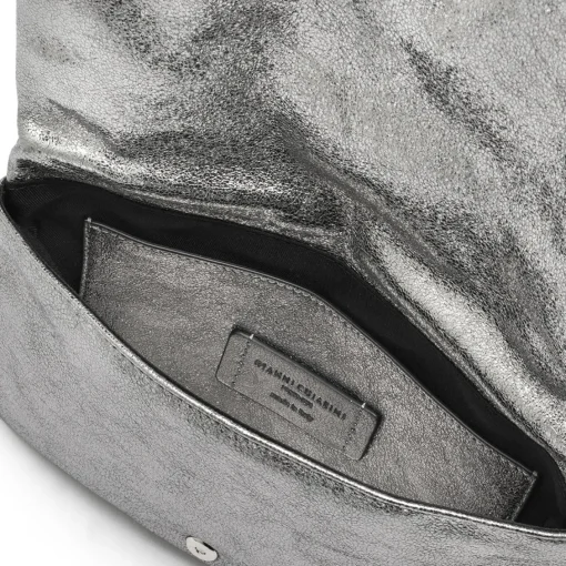 Pochette Gianni Chiarini Glenda in pelle laminata con tracolla