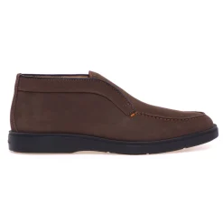 Polacco Santoni in nabuck senza lacci