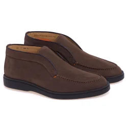 Polacco Santoni in nabuck senza lacci