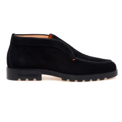 Polacco senza lacci Santoni in camoscio