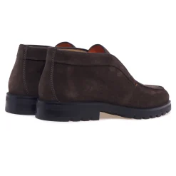 Polacco senza lacci Santoni in camoscio