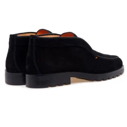 Polacco senza lacci Santoni in camoscio