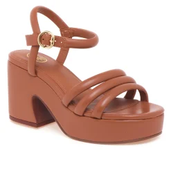 Sandalo ASH in nappa imbottita con platform