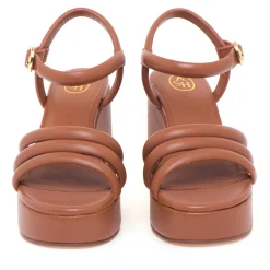 Sandalo ASH in nappa imbottita con platform