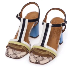 Sandalo Chie Mihara in pelle con tacco 90 mm