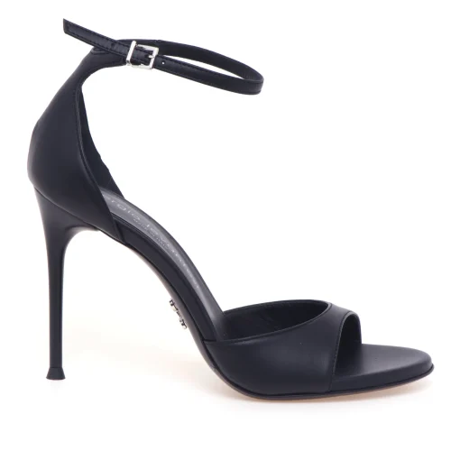 Sandalo Sergio Levantesi in pelle con tacco 10,5 cm