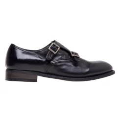 Scarpa doppia fibbia Sturlini Firenze in pelle