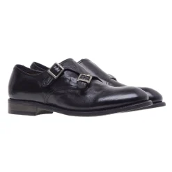 Scarpa doppia fibbia Sturlini Firenze in pelle