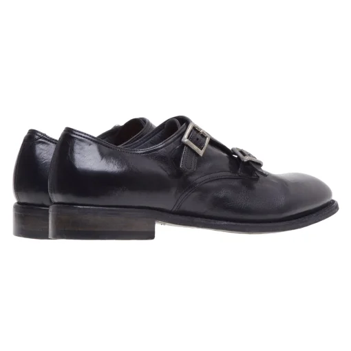 Scarpa doppia fibbia Sturlini Firenze in pelle