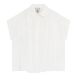 Semicouture blusa Cassiopea in mussola di cotone
