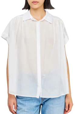 Semicouture blusa Cassiopea in mussola di cotone