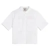 Semicouture camicia Elea in cotone a manica corta