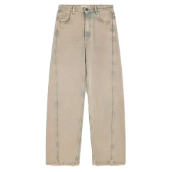 Semicouture panatlone Alexia in denim con lavaggio dirty