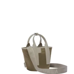 Shopping Furla Piuma S Tote in pelle e tessuto