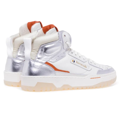 Sneaker alta Barracuda 'Earving' in pelle e camoscio