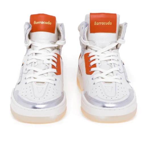 Sneaker alta Barracuda 'Earving' in pelle e camoscio