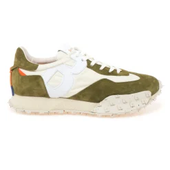 Sneaker Barracuda "Impact" in camoscio  e tessuto