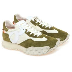 Sneaker Barracuda "Impact" in camoscio  e tessuto
