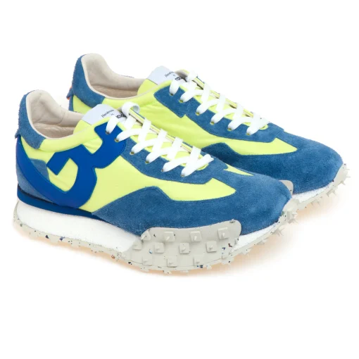 Sneaker Barracuda "Jolt" in camoscio e tessuto