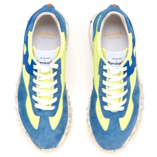 Sneaker Barracuda "Jolt" in camoscio e tessuto