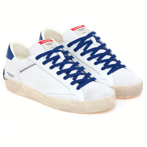 Sneaker Crime London "Distressed" in pelle e camoscio