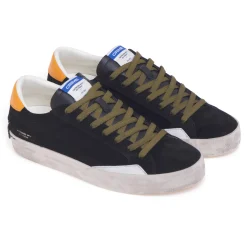 Sneaker Crime London "Distressed" in camoscio