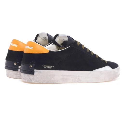 Sneaker Crime London "Distressed" in camoscio